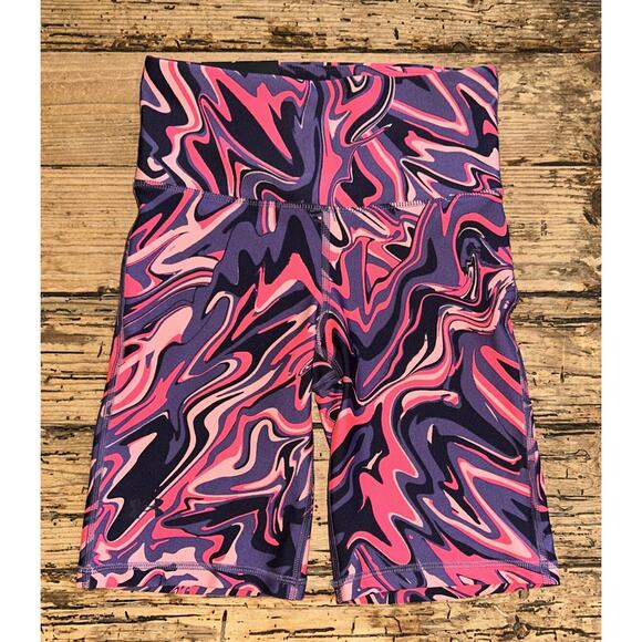 Under Armour Women’s Size XS Swirl Compression HR Biker Short NWT - Picture 1 of 8